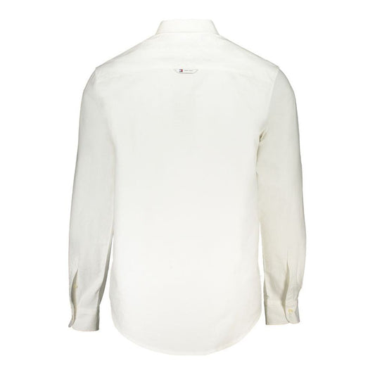 Tommy Hilfiger White Cotton Shirt Tommy Hilfiger