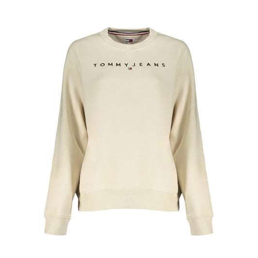 Tommy Hilfiger Beige Cotton Sweater Tommy Hilfiger