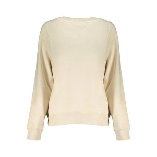 Tommy Hilfiger Beige Cotton Sweater Tommy Hilfiger