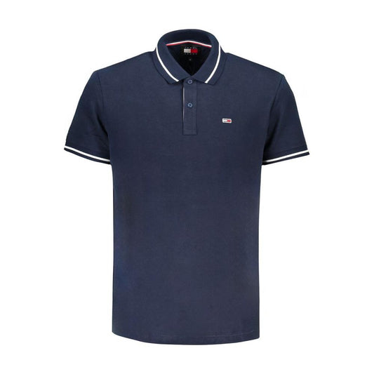 Tommy Hilfiger Blue Cotton Polo Shirt