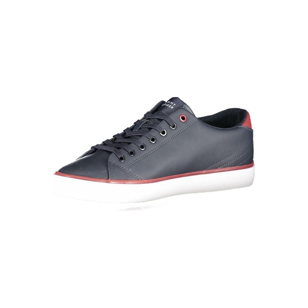 Tommy Hilfiger Blue Polyester Sneaker