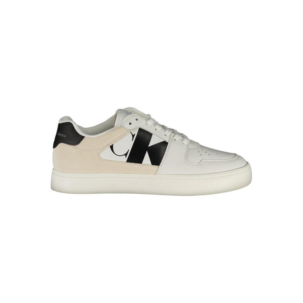 Calvin Klein White Polyester Sneaker