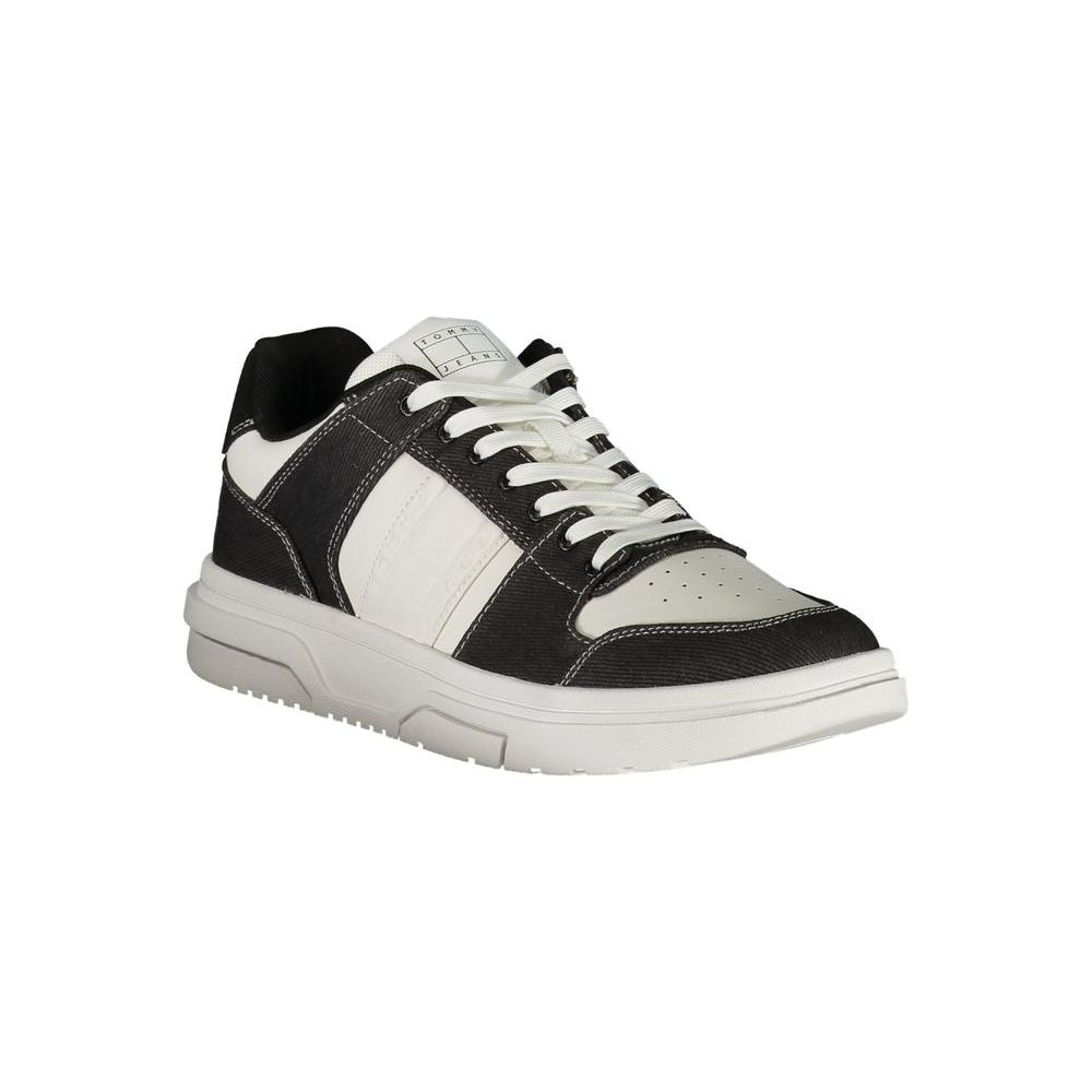 Tommy Hilfiger Black Polyester Sneaker