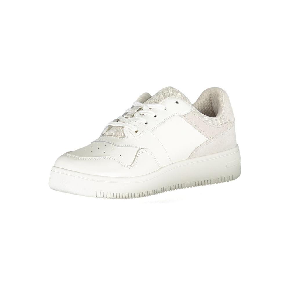 Tommy Hilfiger White Polyester Sneaker