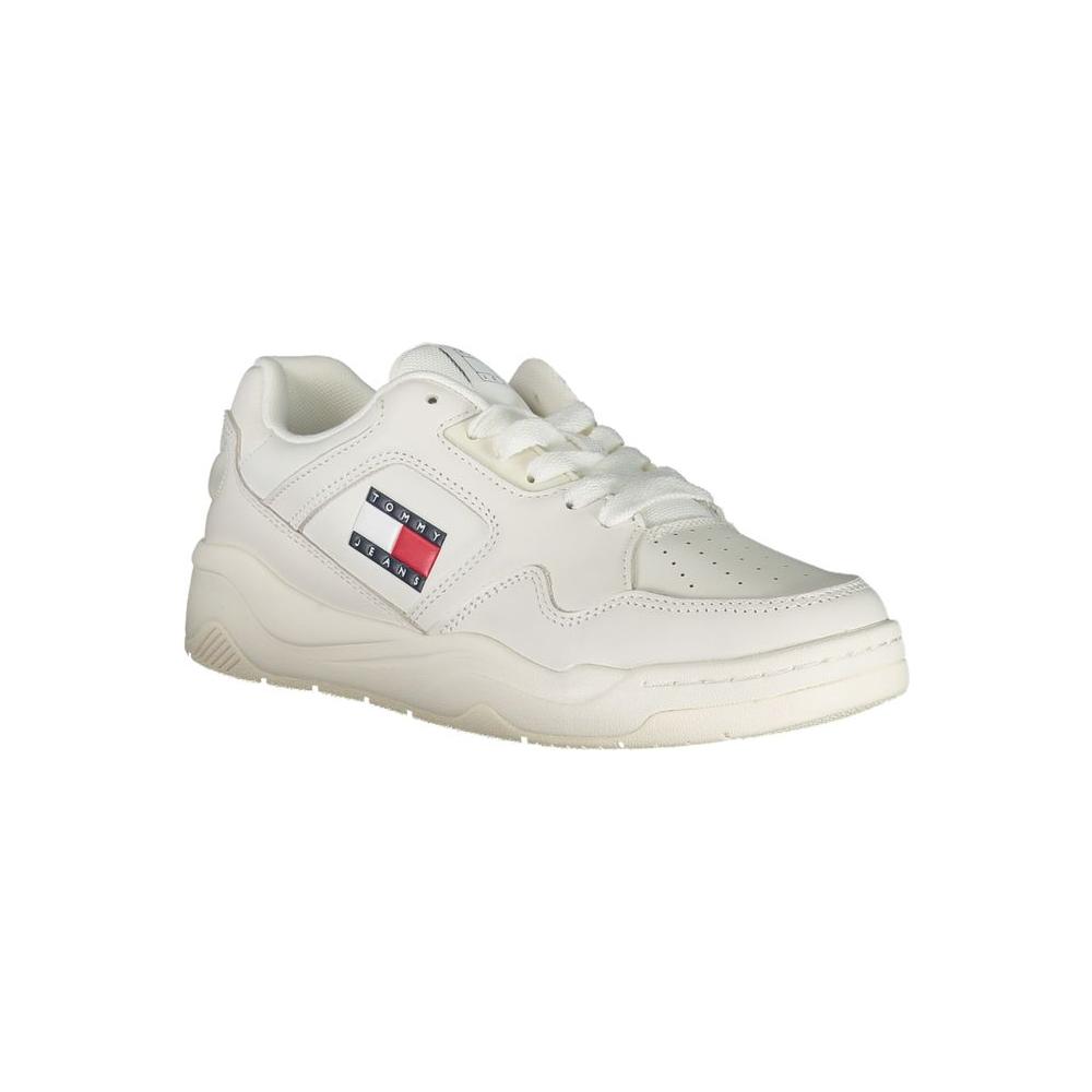 Tommy Hilfiger White Polyester Sneaker