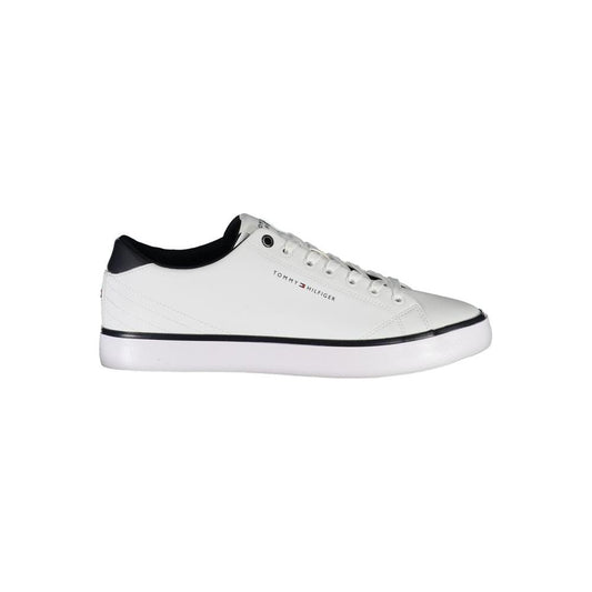 Tommy Hilfiger White Polyester Sneaker