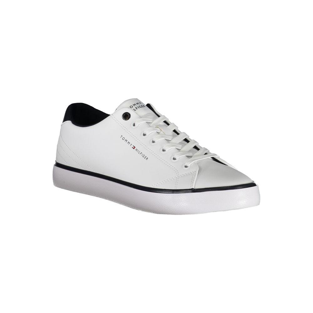 Tommy Hilfiger White Polyester Sneaker