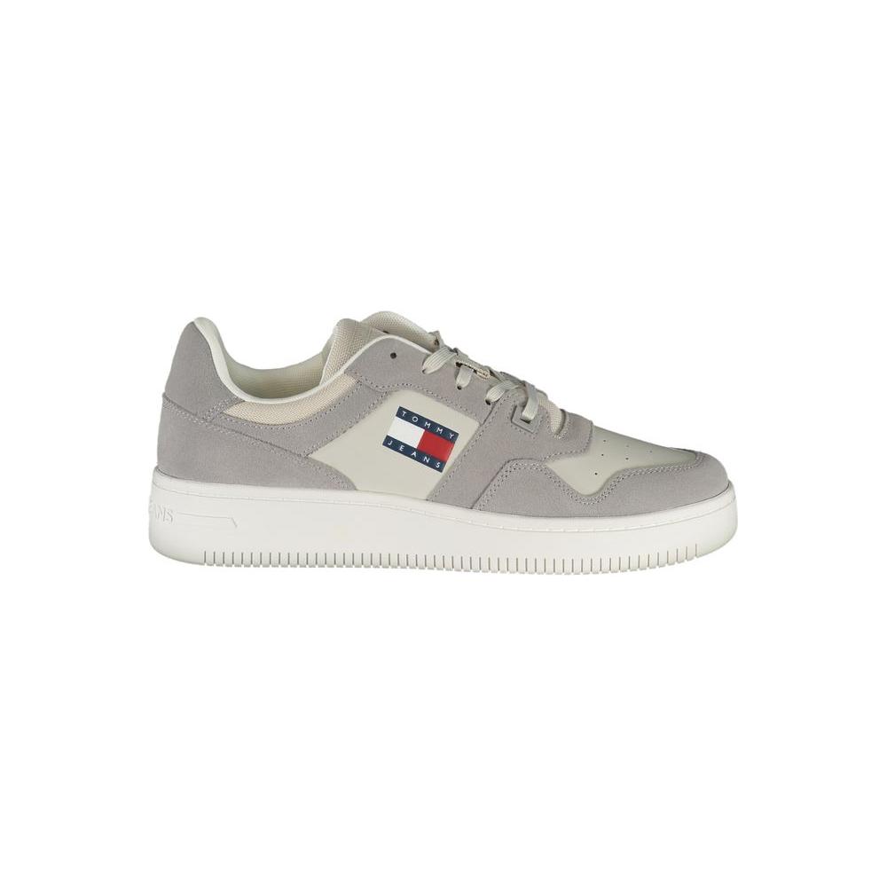 Tommy Hilfiger Gray Polyester Sneaker