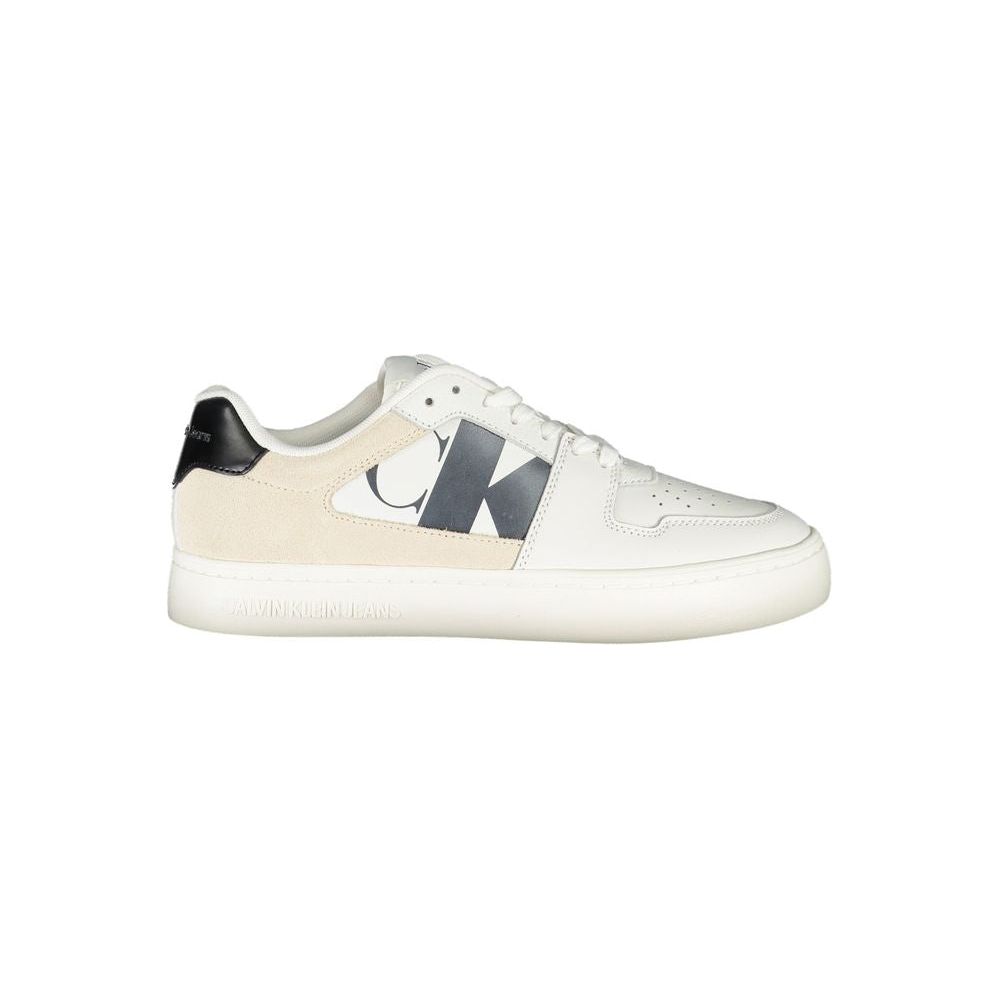 Calvin Klein White Polyester Sneaker