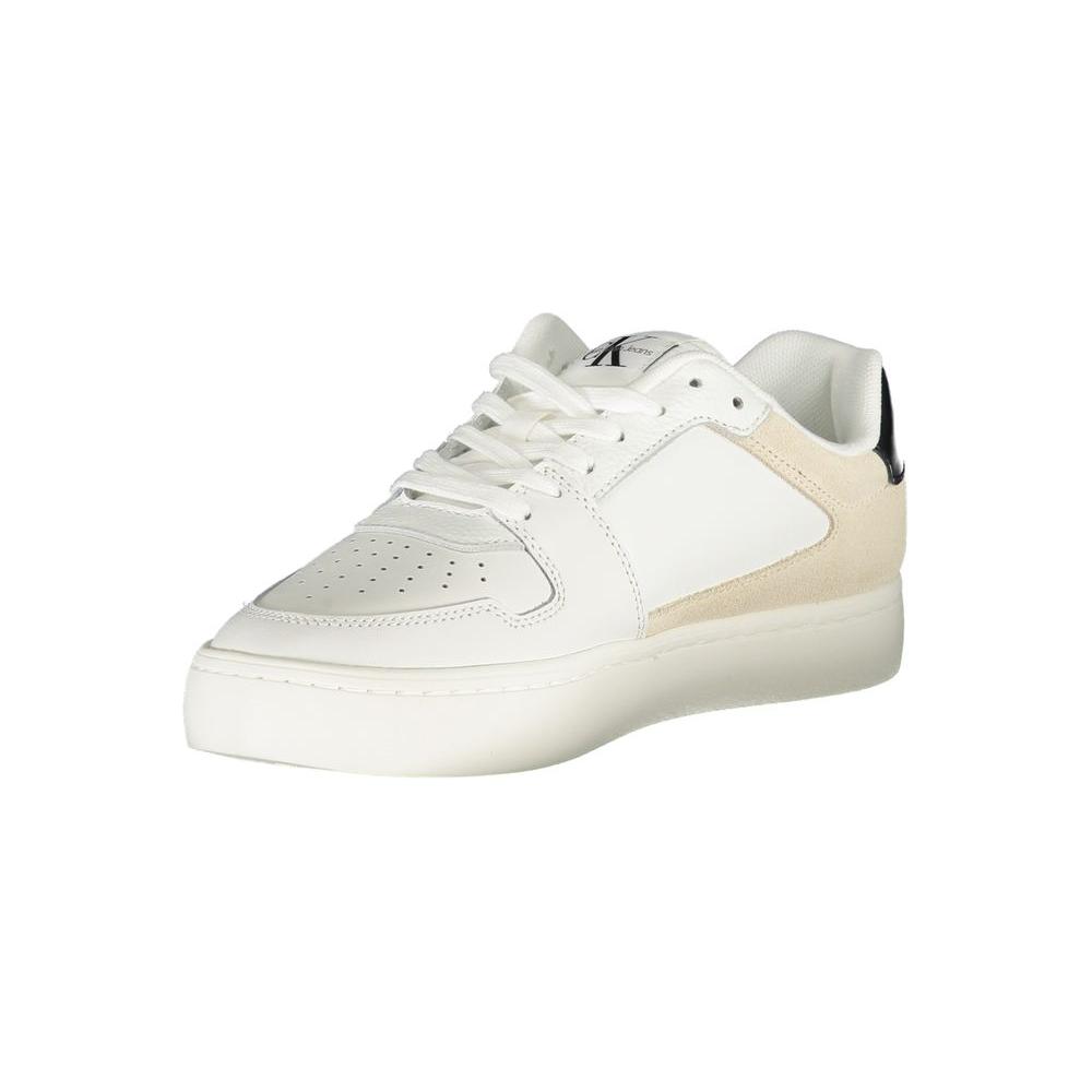 Calvin Klein White Polyester Sneaker