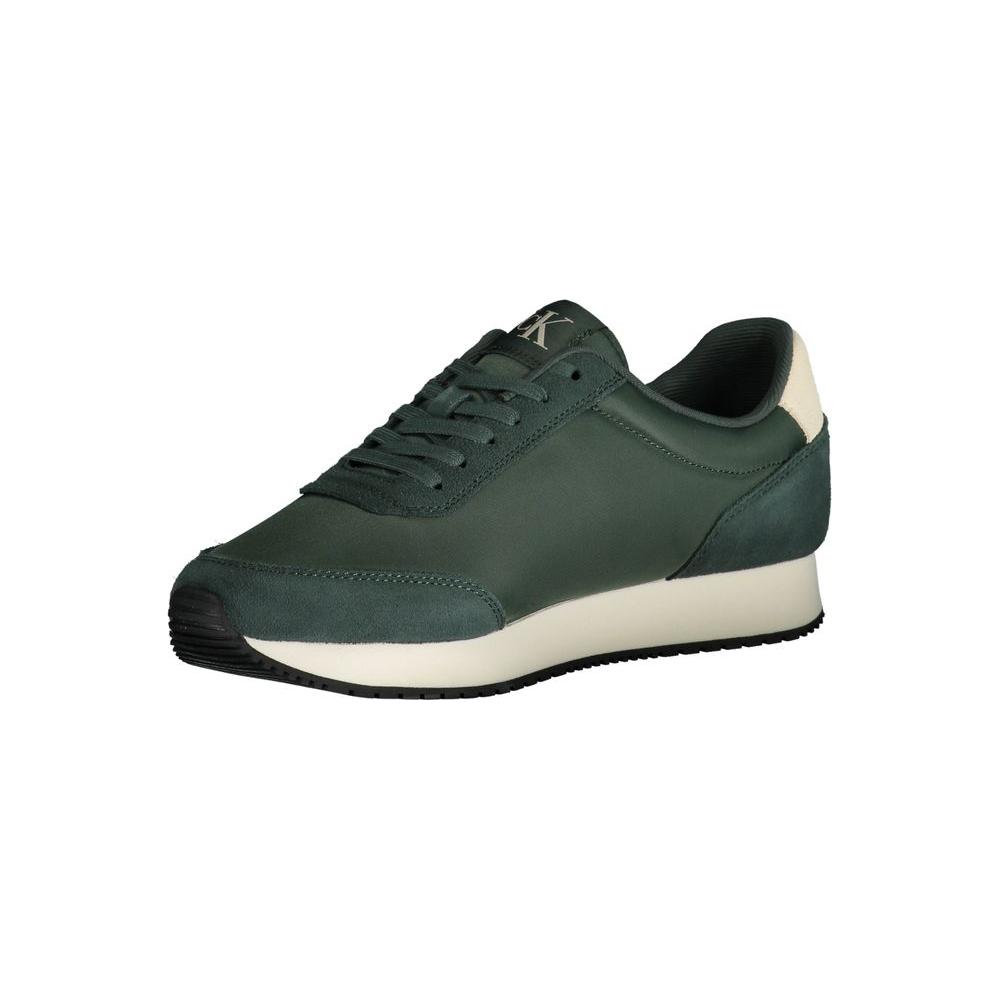 Calvin Klein Green Polyester Men Sneaker