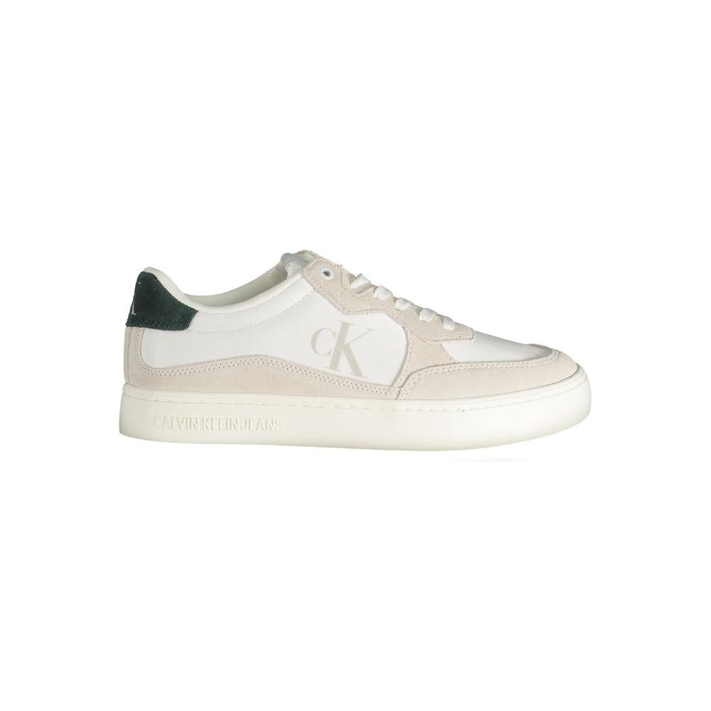 Calvin Klein White Leather Men Sneaker