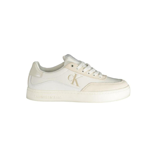 Calvin Klein White Polyester Sneaker