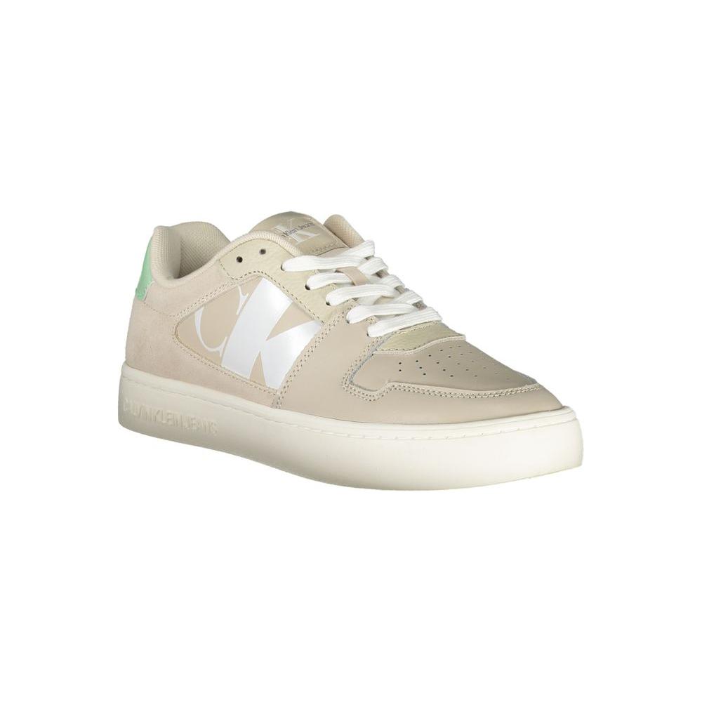 Calvin Klein Beige Polyester Sneaker