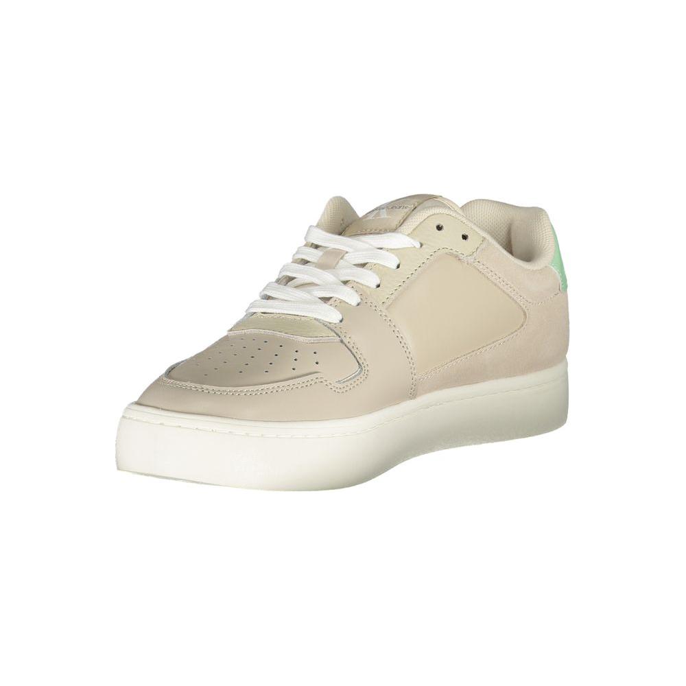 Calvin Klein Beige Polyester Sneaker