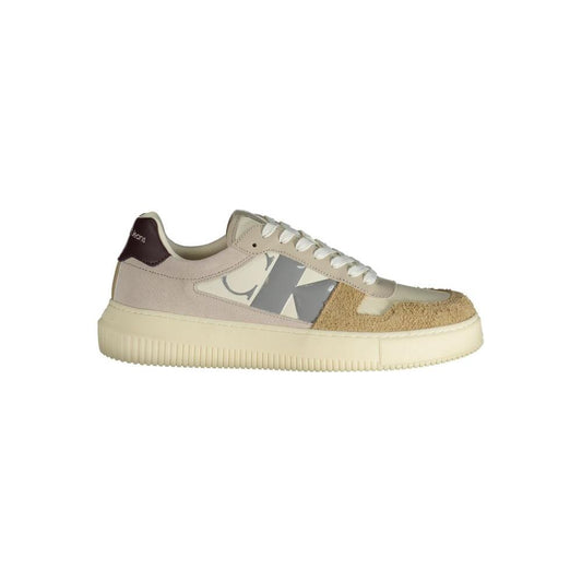 Calvin Klein Beige Polyester Sneaker