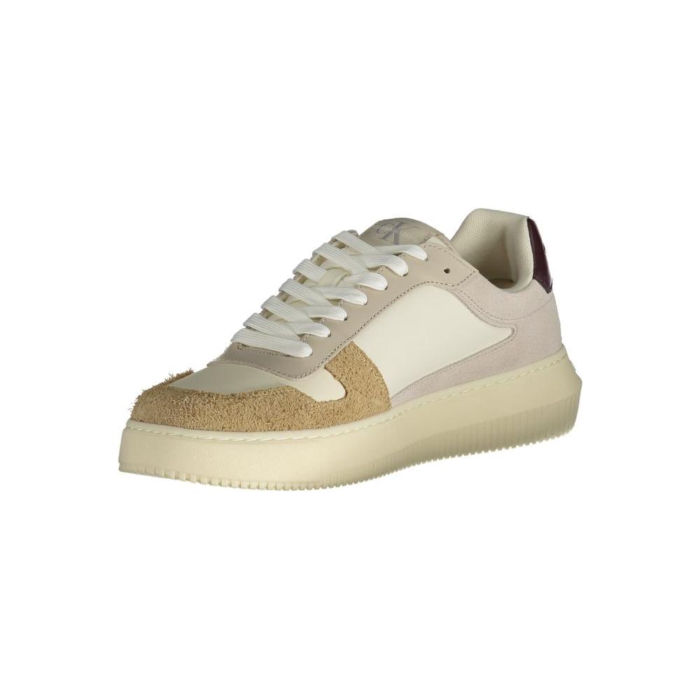 Calvin Klein Beige Polyester Sneaker