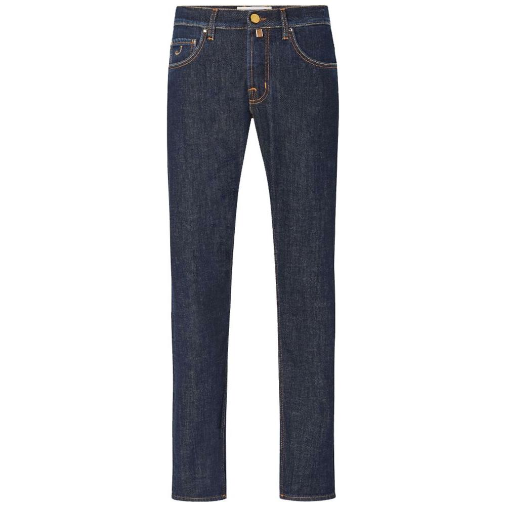 Jacob Cohen Blue Cotton Jeans & Pant