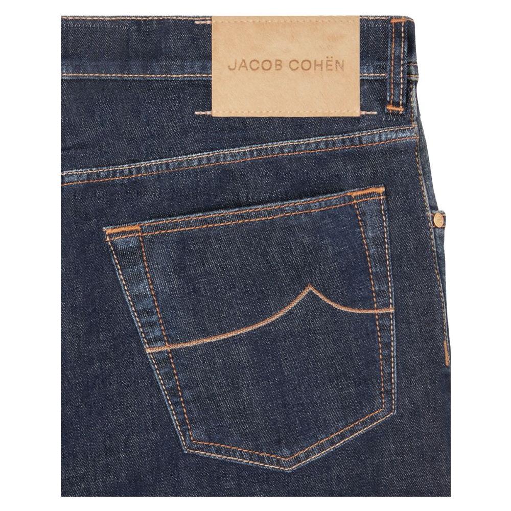 Jacob Cohen Blue Cotton Jeans & Pant