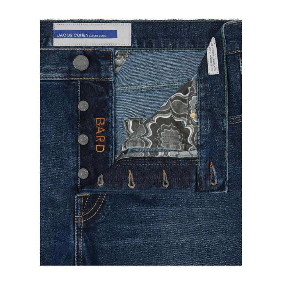 Jacob Cohen Blue Cotton Jeans & Pant