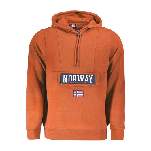 Norway 1963 Brown Cotton Men Sweater