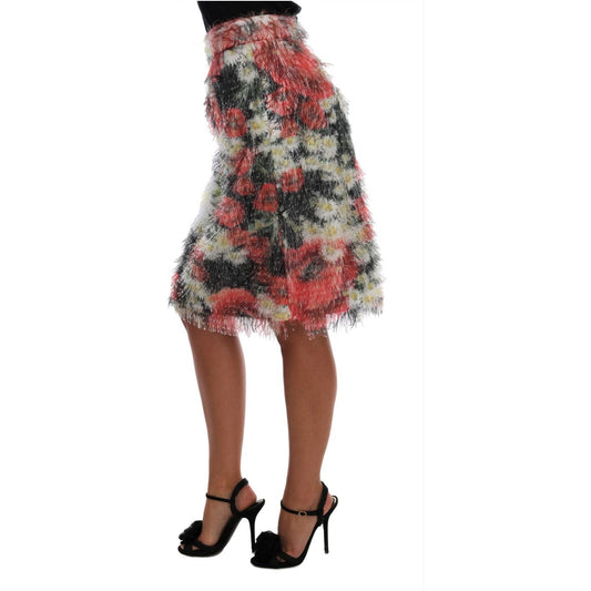 Dolce & Gabbana Floral Elegance Knee-Length Skirt Dolce & Gabbana