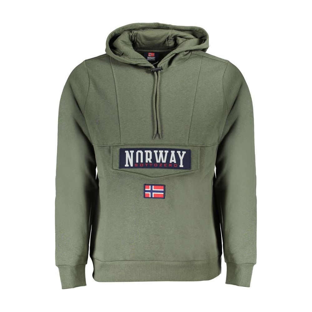 Norway 1963 Green Cotton Men Sweater