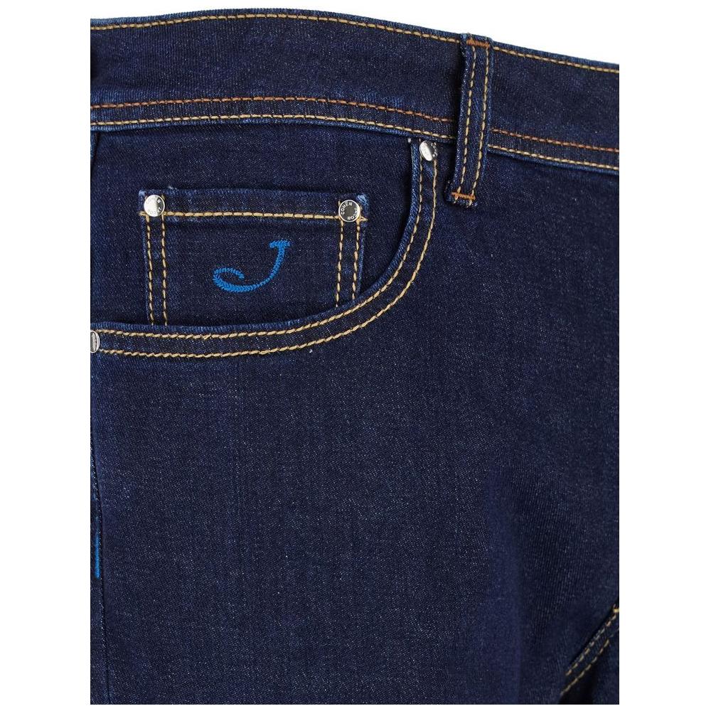 Jacob Cohen Blue Cotton Jeans & Pant Jacob Cohen