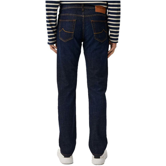 Jacob Cohen Blue Cotton Jeans & Pant Jacob Cohen