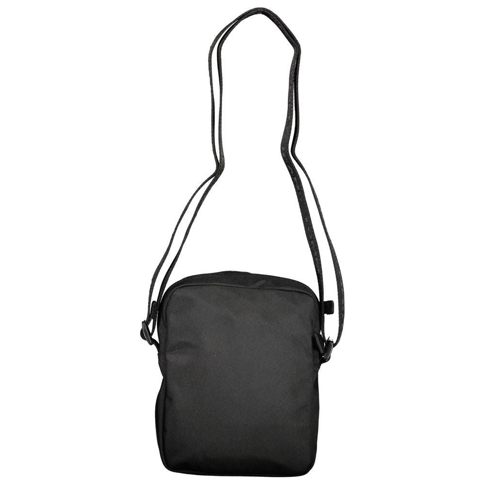 Front view with bag zipped and handles upright.