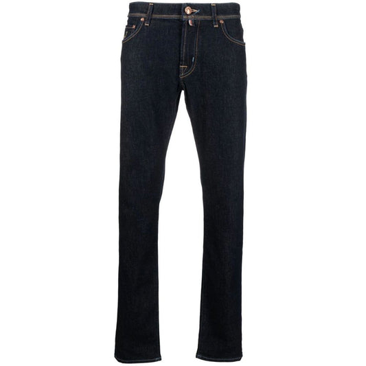 Jacob Cohen Blue Cotton Jeans & Pant Jacob Cohen