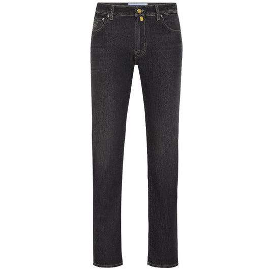 Jacob Cohen Black Cotton Jeans & Pant Jacob Cohen