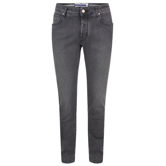 Jacob Cohen Gray Cotton Jeans & Pant Jacob Cohen