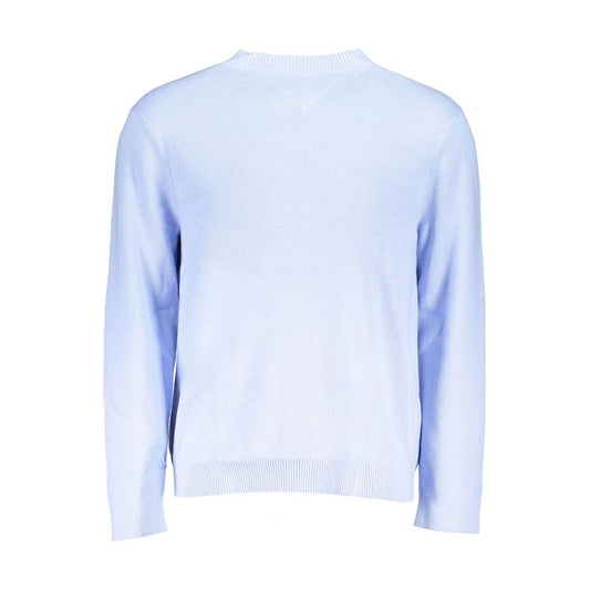 Tommy Hilfiger Light Blue Cotton Sweater Tommy Hilfiger