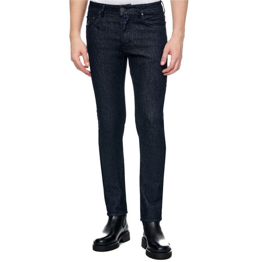 Jacob Cohen Blue Cotton Men Jeans Jacob Cohen