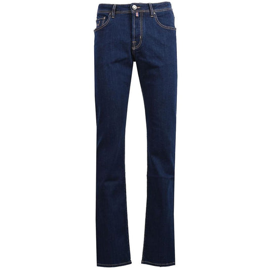 Jacob Cohen Blue Cotton Jeans & Pant Jacob Cohen