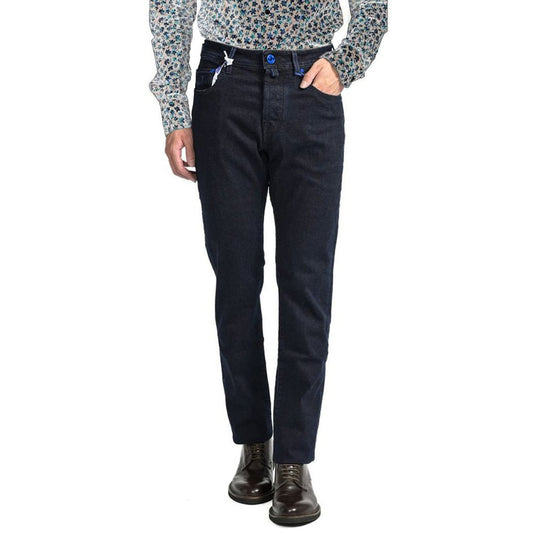 Jacob Cohen Blue Cotton Jeans & Pant Jacob Cohen