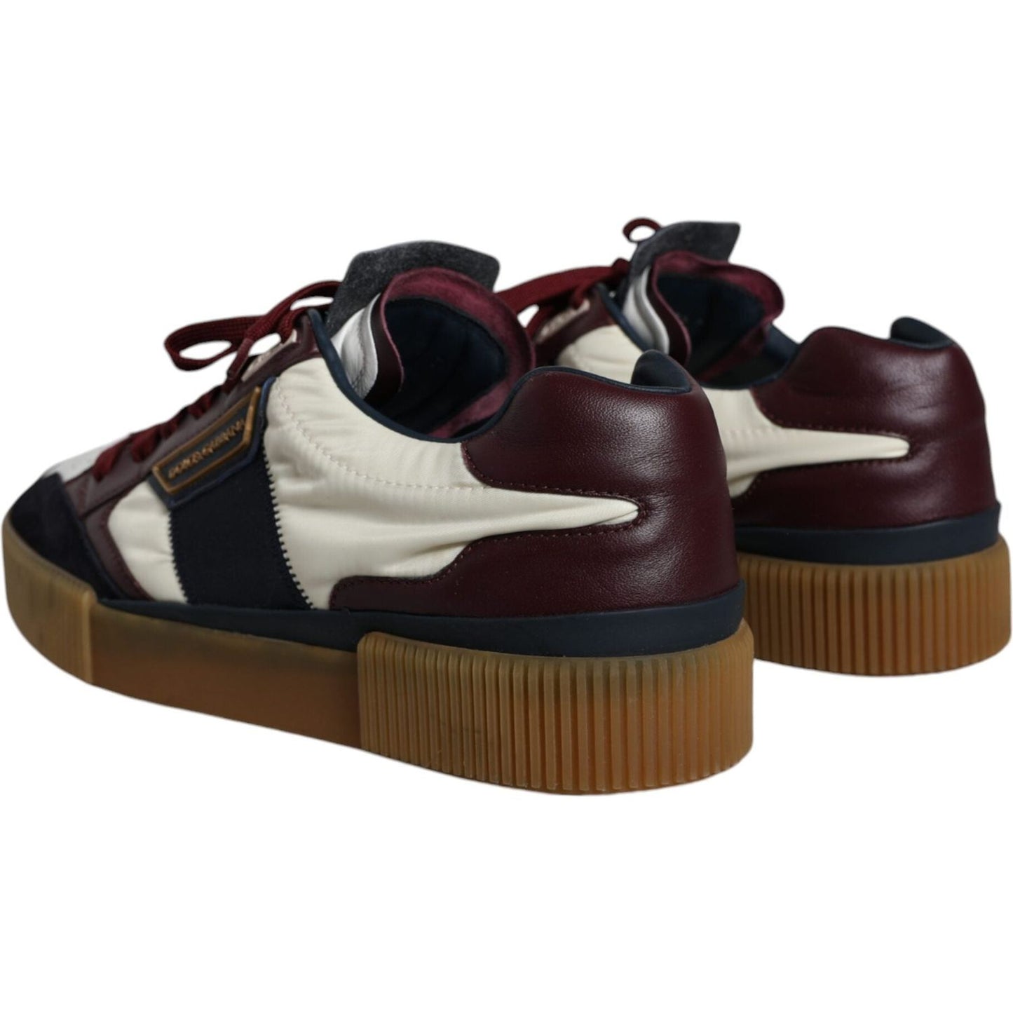 Dolce & Gabbana Multicolor Miami Leather Low Top Sneakers Shoes Dolce & Gabbana