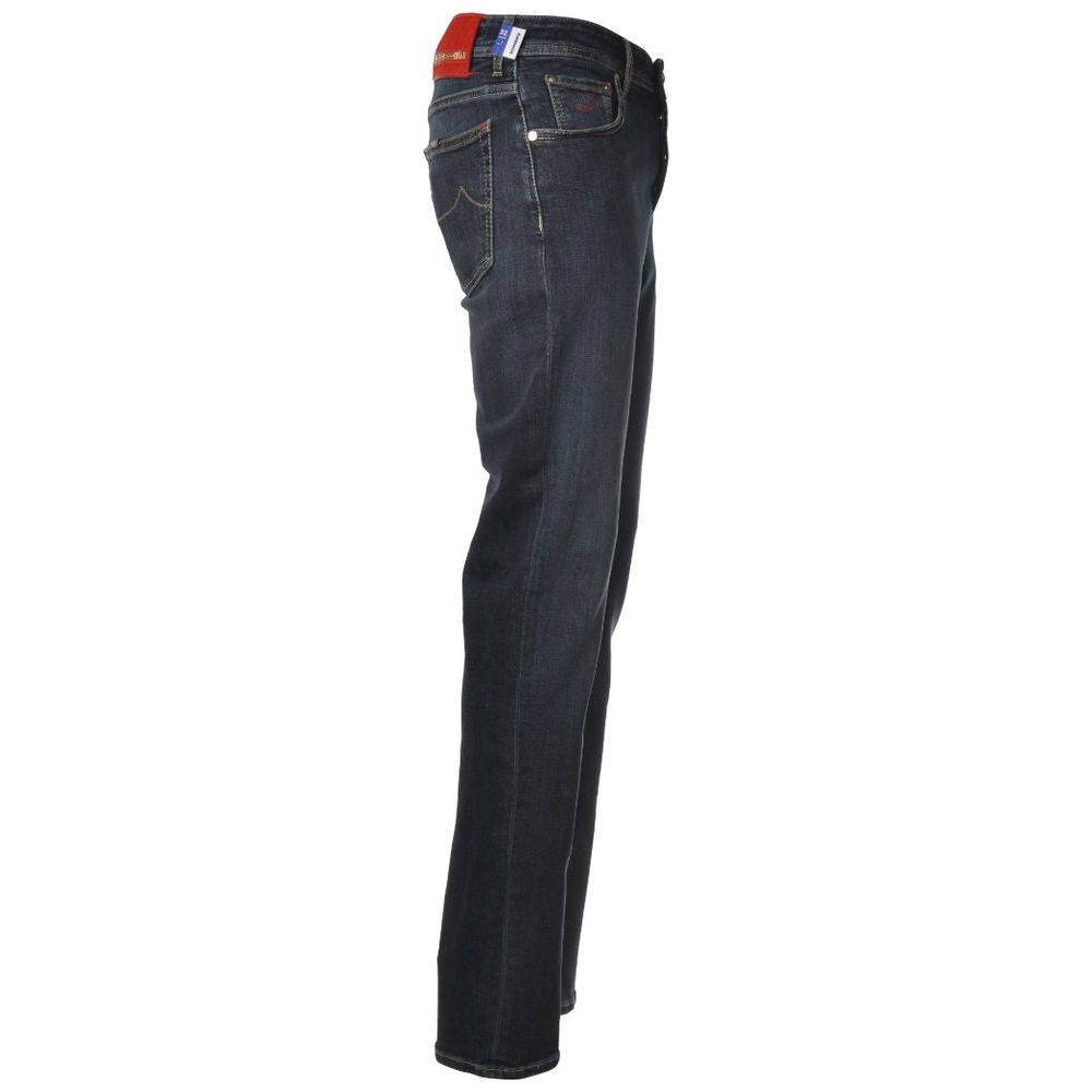 Jacob Cohen Blue Cotton Jeans & Pant Jacob Cohen