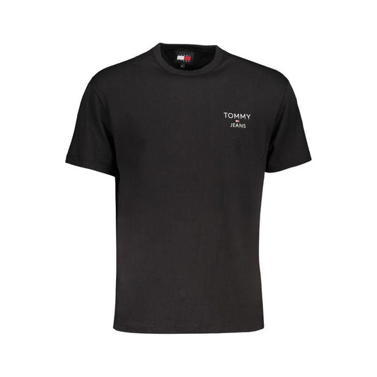 Tommy Hilfiger Black Cotton T-Shirt Tommy Hilfiger