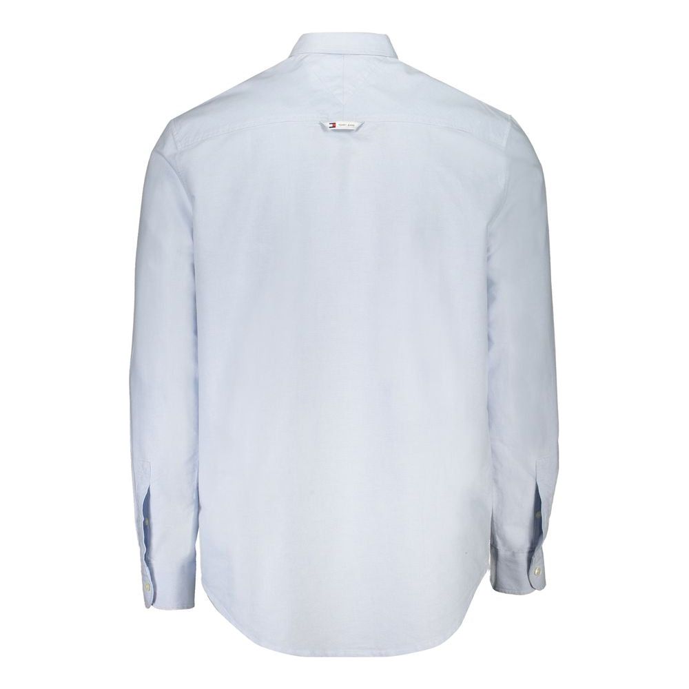 Tommy Hilfiger Light Blue Cotton Shirt Tommy Hilfiger