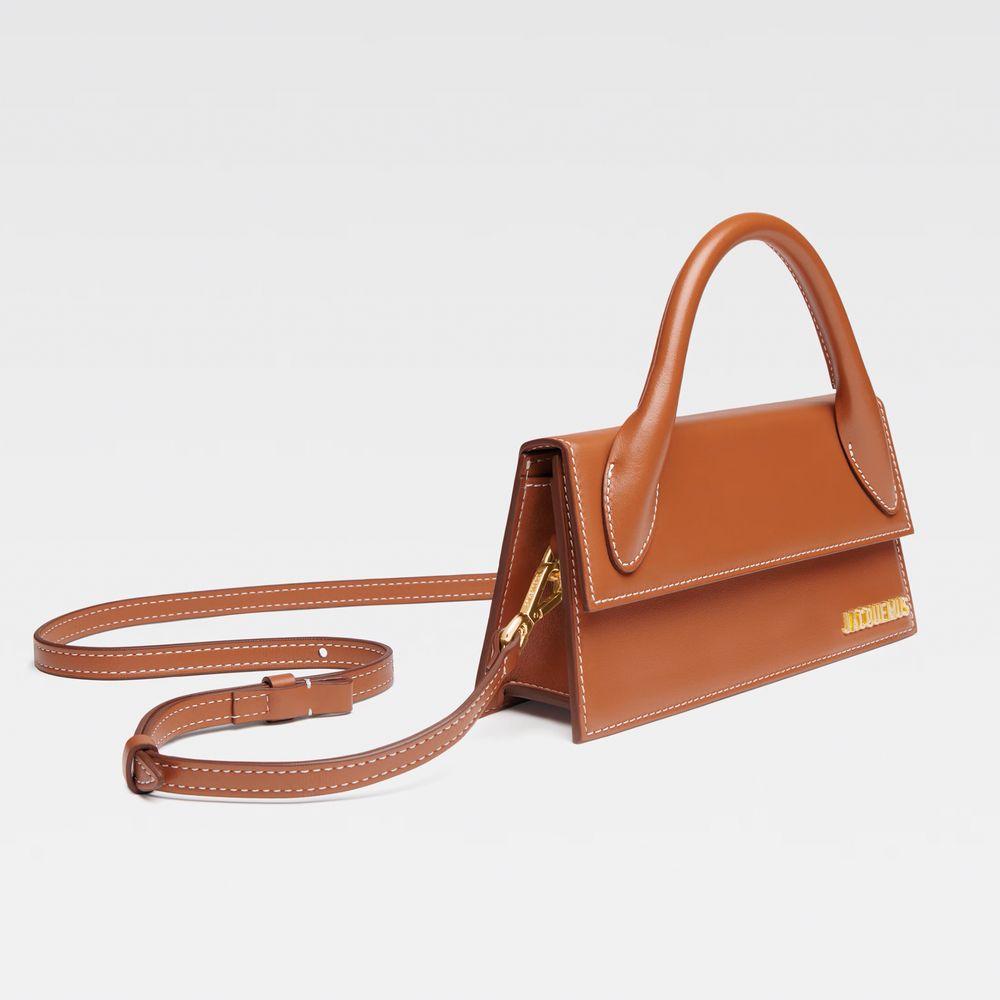 Jacquemus Brown Leather Crossbody Bag Jacquemus