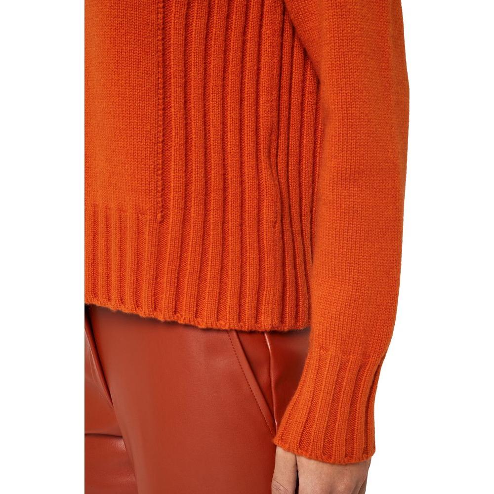 Alpha Studio Orange Cashmere Sweater Alpha Studio