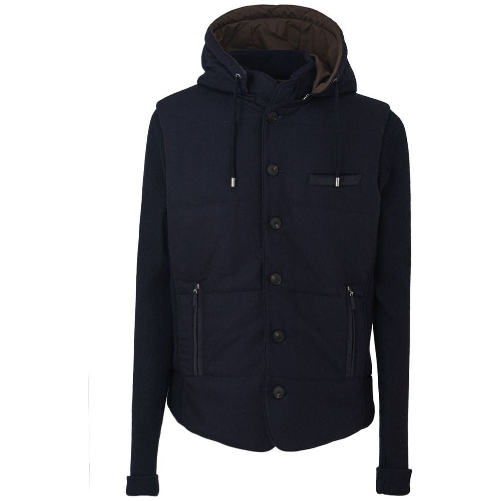 Gran Sasso Blue Wool Jacket Gran Sasso