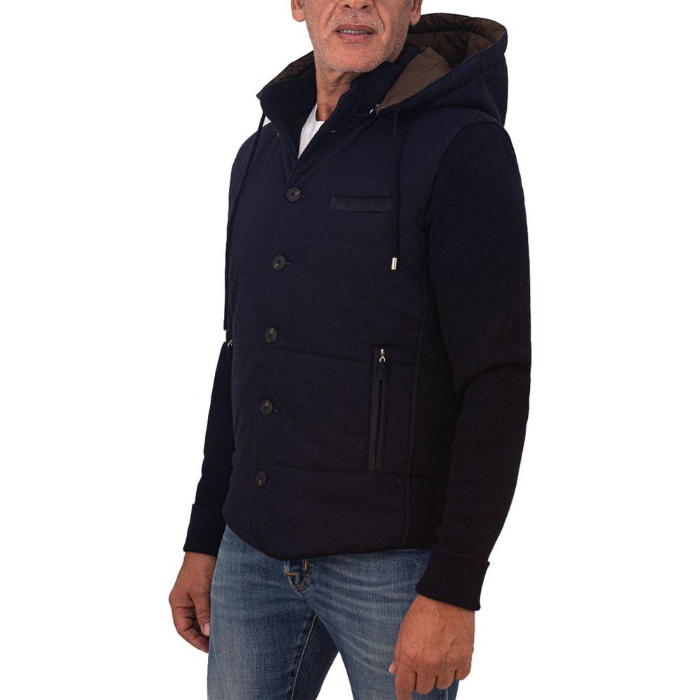 Gran Sasso Blue Wool Jacket