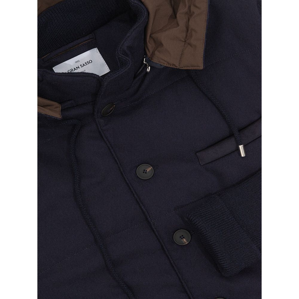 Gran Sasso Blue Wool Jacket Gran Sasso