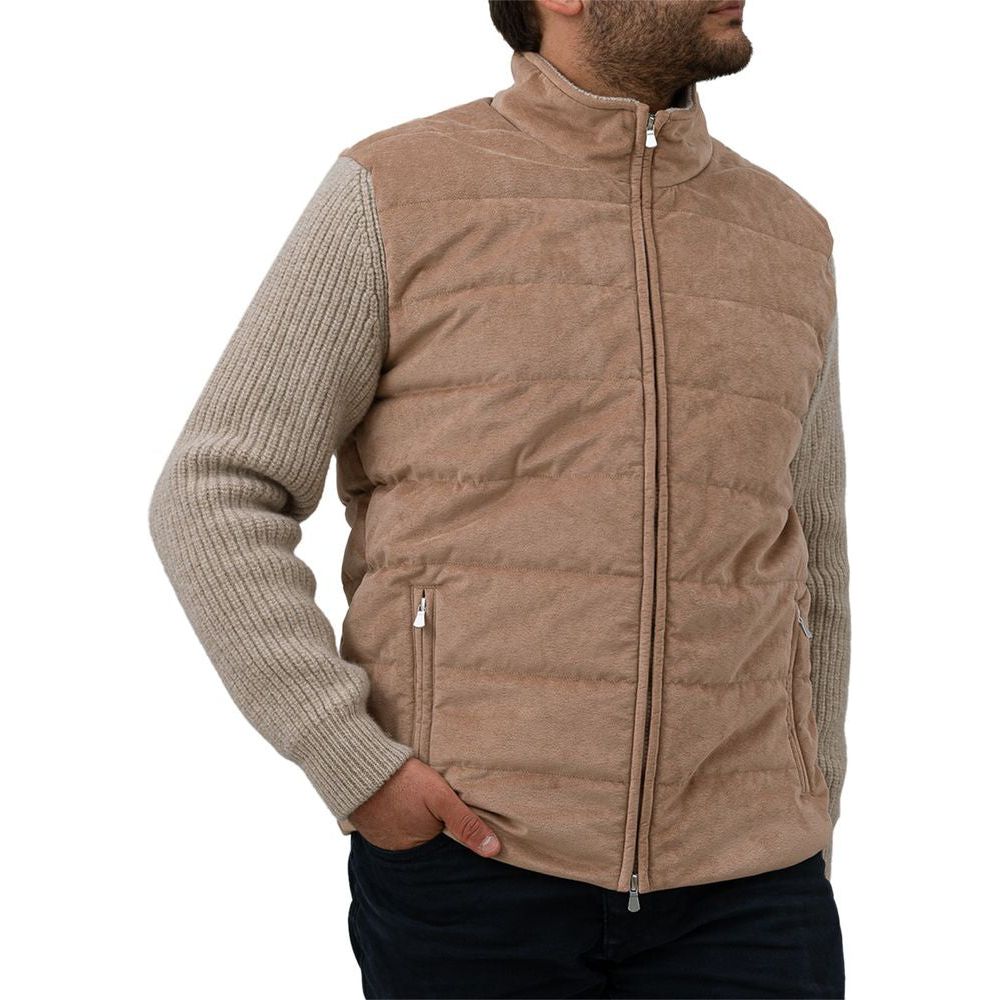 Gran Sasso Beige Wool Jacket