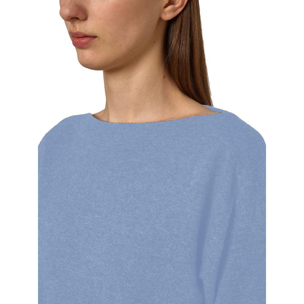 Alpha Studio Light Blue Cashmere Sweater Alpha Studio