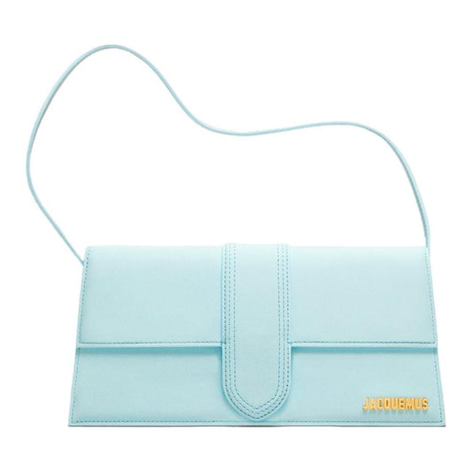 Jacquemus Light Blue Leather Handbag