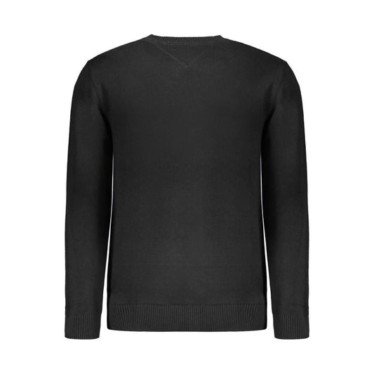 Tommy Hilfiger Black Cotton Men Sweater